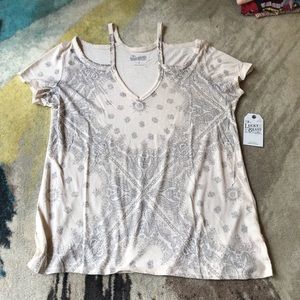 NWT Lucky Brand 🍀 Boho T-Shirt
